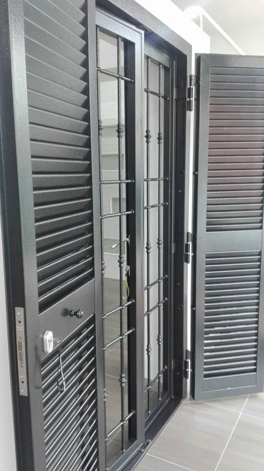 COMBINATO GRATA BLINDATA INTERNA - PERSIANA BLINDATA ESTERNA
